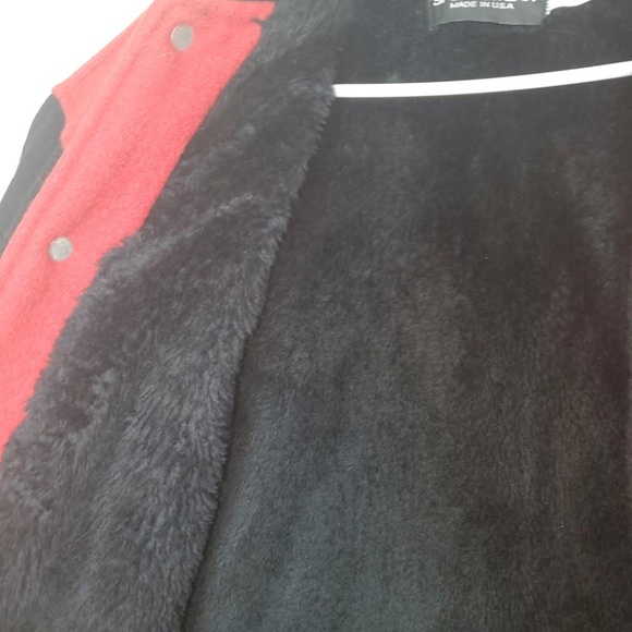 Vintage 1990s Hockey Varsity Letterman Jacket Divine Child Catholic High School - Picture 7 of 13